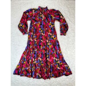 Crosby by Mollie Burch Primrose Floral‎ Tiered Maxi Dress size Medium